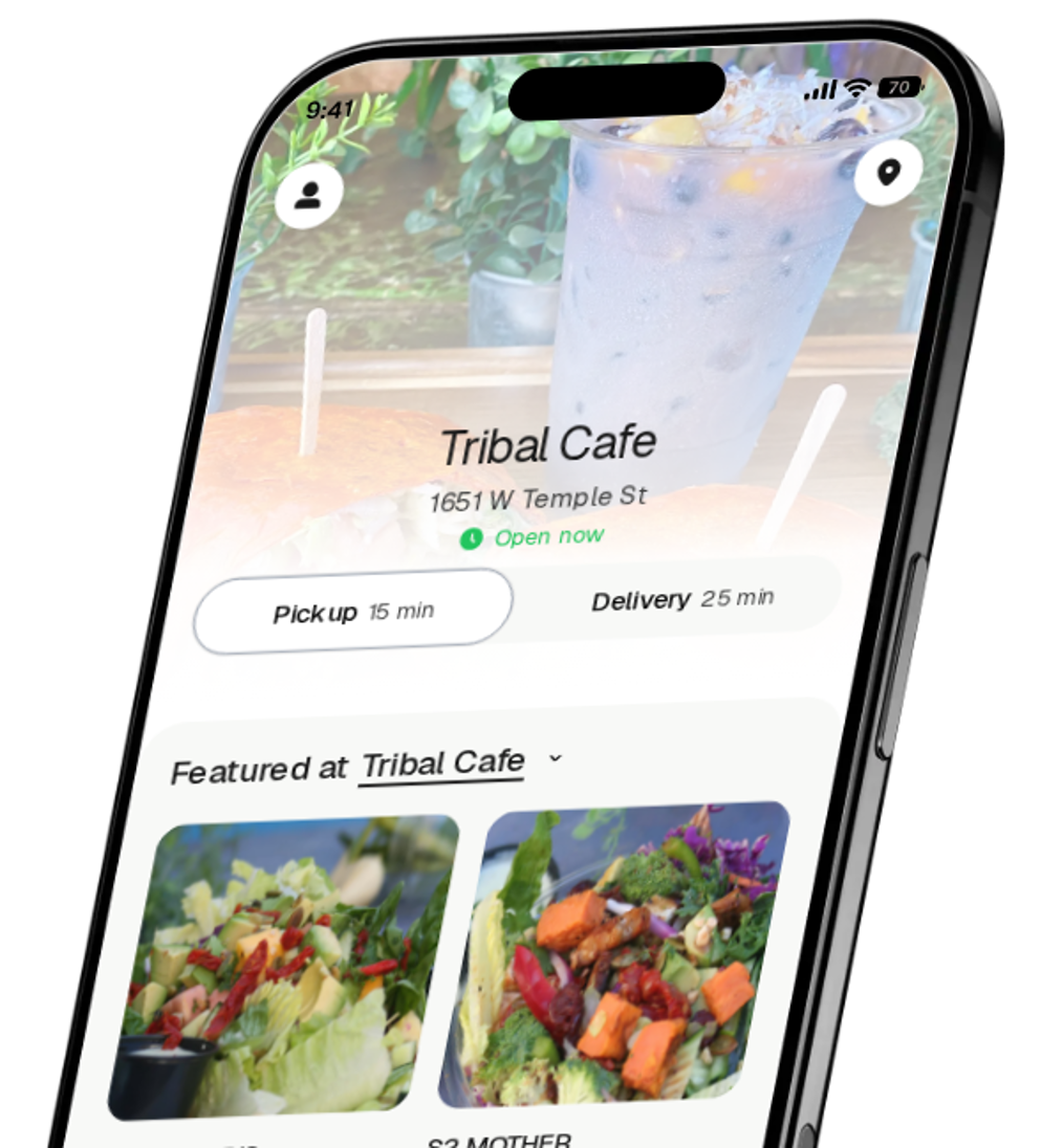 Tribal Cafe app preview